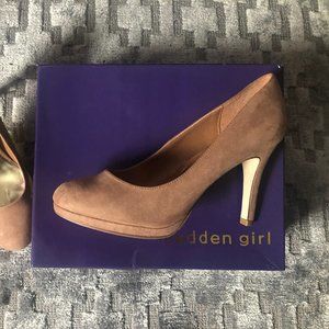 Madden Girl Dolce stacked heels 8.5 worn once!